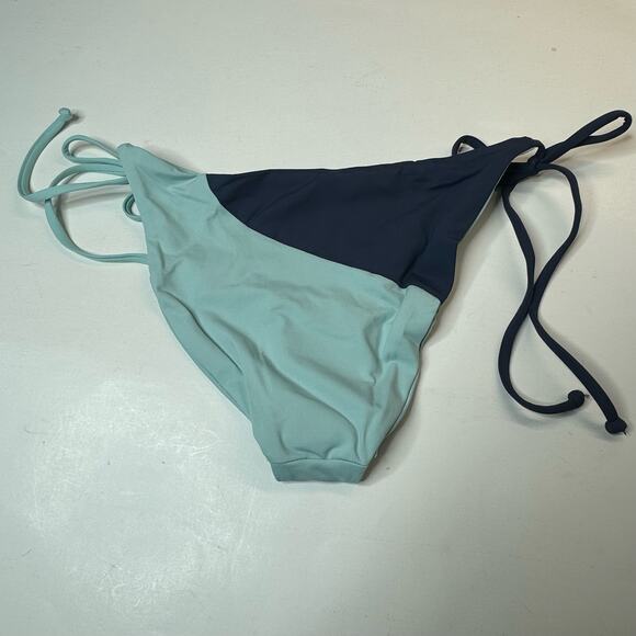 L*Space Color Block Dani Bikini Bottom in Slate-pool NWT Size XS - Picture 5 of 6